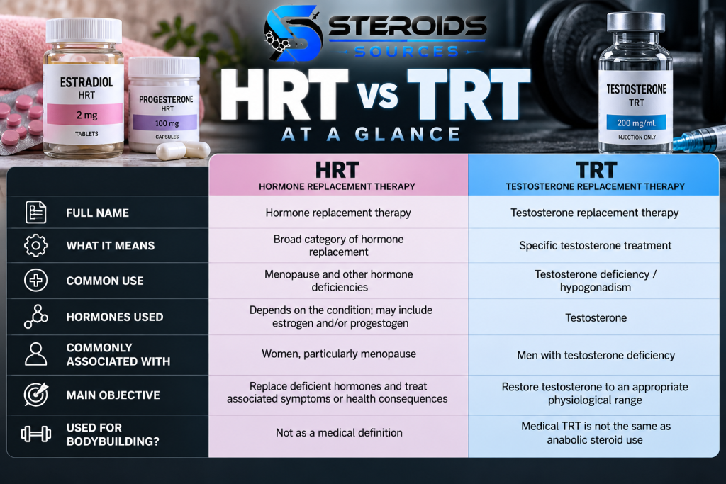 HRT VS TRT