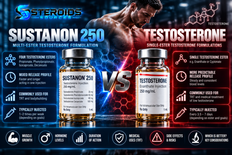 Sustanon vs testosterone